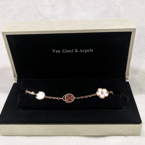 Van Cleef & Arpels Lucky Spring Rose Gold Ladybug Bracelet - Picture 3 of 5